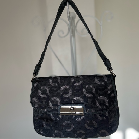 Coach Handbags - COACH Kristin Lurex Op Art Bag